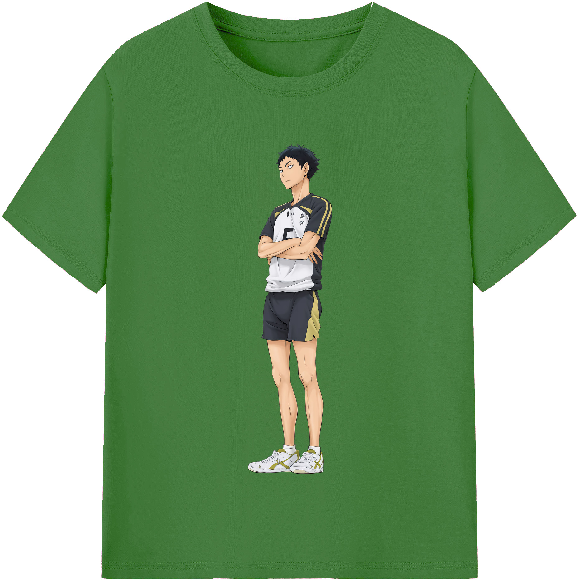 （画像用） ハイキュー!! Haikyu!! レディースカジュアルプリントTシャツ（綿100％）